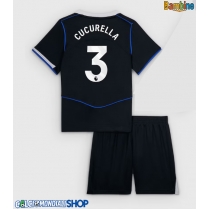 Maglie da calcio Chelsea Marc Cucurella #3 Terza Maglia Bambino 2025-26 Manica Corta + Pantaloni corti)